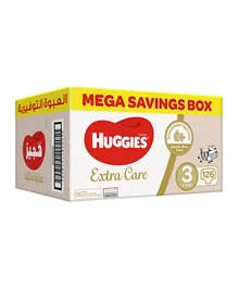 Huggies Extra Care Size 3 Mega Box - 126 Diapers