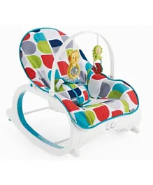 FitchBaby  Infant to Toddler Rocker with Hanging toys and Vibrations  88971 - Multicolor