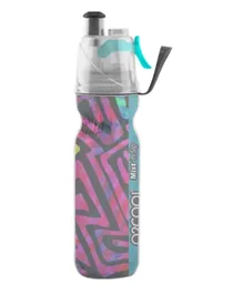 O2Cool Artist Collection Insulated Arctic squeeze Mist 'N Sip Water Bottle - 590ml