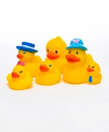 Tiny Hug Duck Bath Toy Set Yellow - Pack of 5