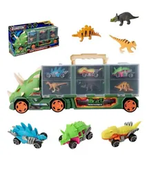 TEAMSTERZ Beast Machines Dinosaur Transporter - 7 Pieces