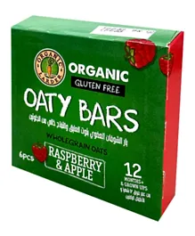 Organic Larder Oaty Bars Raspberry & Apple - 6 Pieces