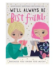 Pigment Always Be Best Friends Greeting Card