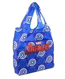 Marvel Avengers Foldable Travel  Shopping Bag - Blue