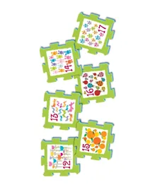 Sunta Numbers and Objects Puzzle Mat - 24 Pieces