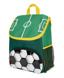 سكيب هوب - حقيبة ظهر كبيرة بطباعة كرة قدم - 14 بوصة