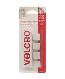 Velcro Removable Mounting Squares - 8 Pieces