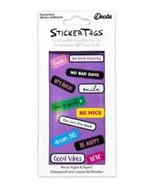 Idecoz Sticker Tags Happy  Pack