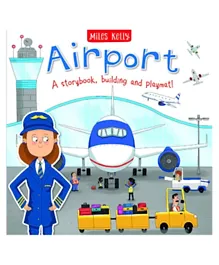 Miles Kelly Airport Story Book Building and Playmat - English