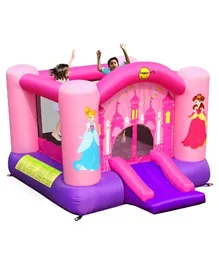 Happy Hop Princess Hoop Bouncer with Slide - Multicolour