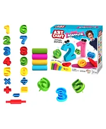 DEDE Toys Art Craft Smart Numbers Dough Set - Multicolor