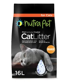 Nutrapet Cat Litter Silica Gel Orange Scent - 16L