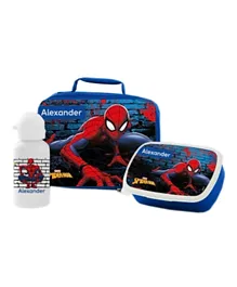 Essmak Marvel Spiderman Lunch Pack Set Blue - 3 Pieces