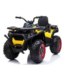Myts 12V Kids Electric ATV Quad Ride On - Yellow