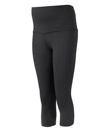 Mums & Bumps Isabella Oliver The Active Cropped Overbelly Maternity Legging - Black