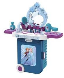 Disney Frozen 2 Dressing Table Trolley Case 3 in 1 - Blue