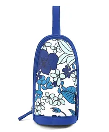 Little Story Insulated Bottle Bag - Floral Blue