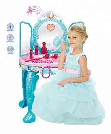 Little Angel Girls Princess Dressing Table - Blue