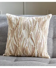 HomeBox Petra Embroidered Filled Cushion