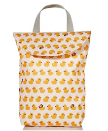 Sunbaby Durable Small Diaper Bag Organizer - Printed Yellow