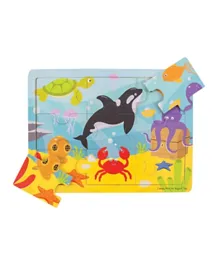 Bigjigs Tray Puzzle Underwater - 10 Pieces