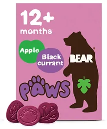 Bear Paws Pack of 5 Apple & Black Currant - 20g