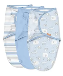 Summer Infant Small Elephants and Stripes SwaddleMe Original Swaddles - Pack of 3