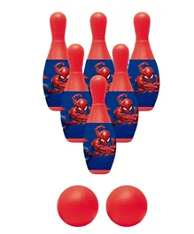 Marvel Spiderman Bowling Set 8 Pieces - Red & Blue