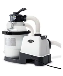 Intex 1200 Gph Sand Filter Pump 220-240 Volt - White and Grey