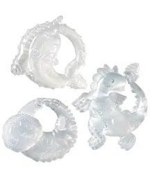 Infantino Crystal Clear Teething Stages Gift Set - Pack of 3