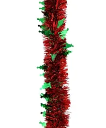 Party Magic Christmas Tinsel - Red