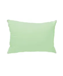 Rahalife Soft, Smooth Bed Pillow With White Piping - Mint Green