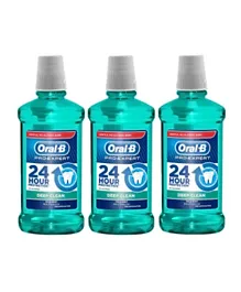 Oral-B Pro Expert Deep Clean Mild Mint Mouthwash 500 ml Buy Two Get One Free