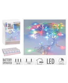 Homesmiths Christmas 30 LED with Timer Box - Multicolor