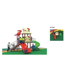 Myts Kitty Peng Multi Playcentre with Only Slides For Kids - Multicolour
