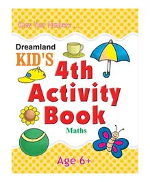 Kid's 4th Activity Book Maths - English