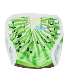 Swimava S1 Baby Swim Diaper Size 4 - Green and White