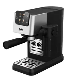 Beko Espresso Machine 15 Bar Pump Pressure 1100mL 1628W CEP5304X - Black & Silver