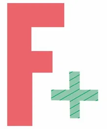 Poppik Repositionable Alphabet Wall Sticker - Letter F