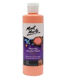Mont Marte Pouring Acrylic Paint Coral - 240ml