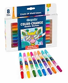 Crayola Doodle & Draw Color Change Doodle Marker - 8 Pieces