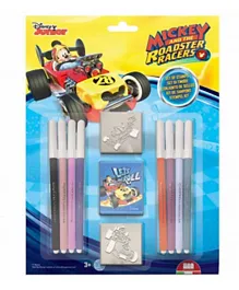 Multiprint Italia Blister Mickey Marker Pens and Stamps Art Set - 11 Pieces