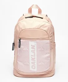 Oaklan by ShoeExpress Printed Backpack Pink - 14.5 Inch