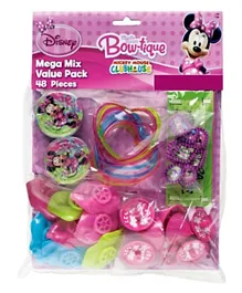 Party Centre Disney Minnie Mouse Value Pack Favors - 48 Pieces