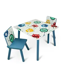 Home Canvas Monster Table & 2 Chair Set