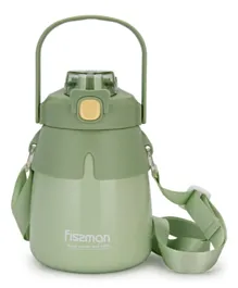 Fissman Double Wall Vacuum Flask Green - 800mL