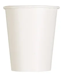 Unique Bright White Cup Pack of 14 - 266 ml