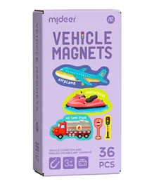 Mideer Vehicle Magnets - 36 Piece