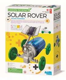 مركبة علمية بالطاقة الشمسية بعجلات خضراء من فور أم للأطفال - متعدد الألوان