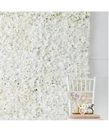 Ginger Ray Flower Wall Decoration - White
